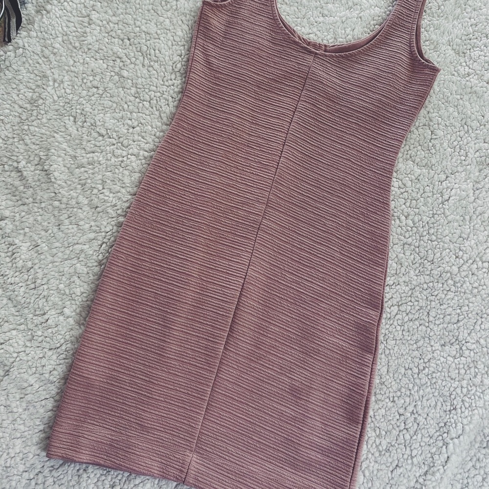 Pink Ribbed Dress🌷 - Picture 2 of 8